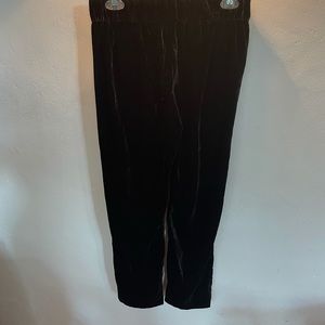 J.Crew Black Velvet Pants